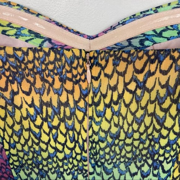 BB Dakota Keelia Tank Mini Dress Multicolor Print Revolve Size 4 Summer Boho NWT - Picture 8 of 14
